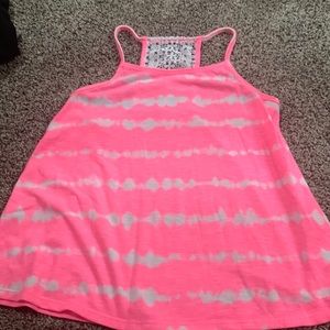 Kids pink tank top